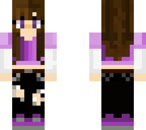 purple eye girl