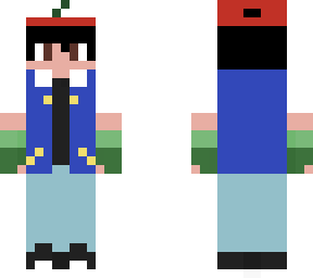 Ash "pokemon" | Minecraft Skin