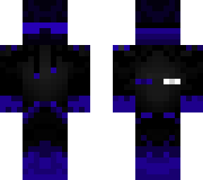 blue cool enderman skin