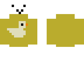 cute lil goose sweater plus face