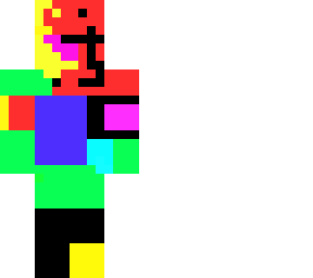 glitched character