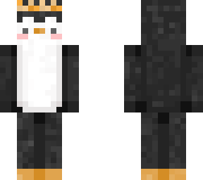 penguin with crown