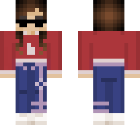 red and blue with shades