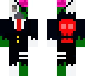 zombified skeleton crow