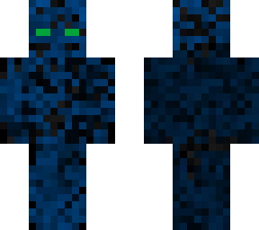blue pixely endermen eyes