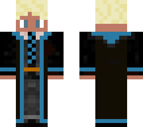 blue robed man