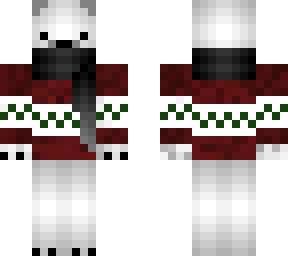 christmas polar bear