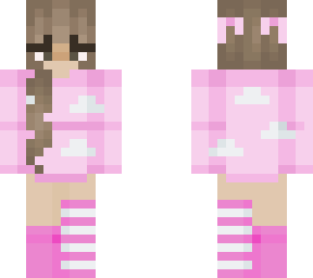 cloud pink girl