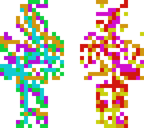 colourfull person