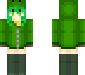 creeper girl from the minecraft anim