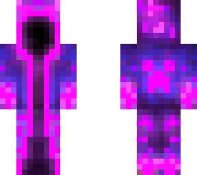 glowing purple to pink fade mage