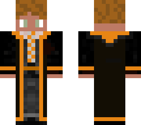 orange robed man