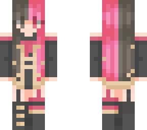 pink and black