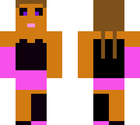 pink and black heist girl
