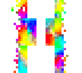 rainbow taking over white