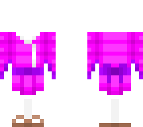 skirt kimono | ob (pink & purple)