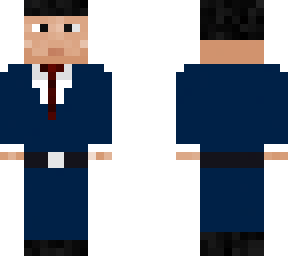 traje azul