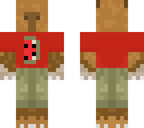 capybara watermelon red