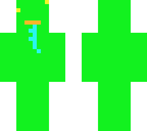 green dumb duck