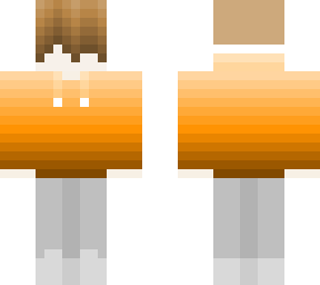 orange hoodie