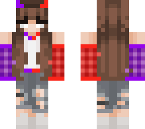 purple - red devil (girl)