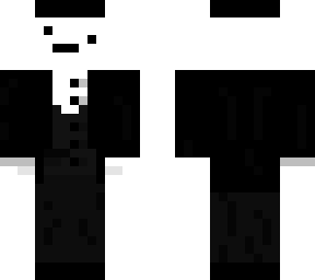 stickman tuxedo suit (silver watch)