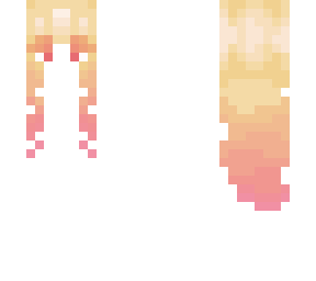 blonde, pink ombr hair base || free base please credit!!!