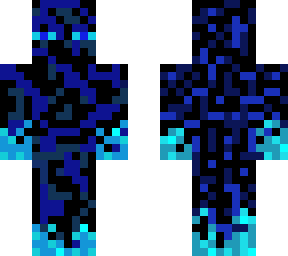 blue camo enderman
