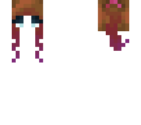 blue eyed, brown to purple haired girl || free base pls credit