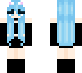 blue hair