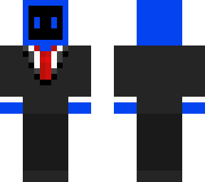 blue suit