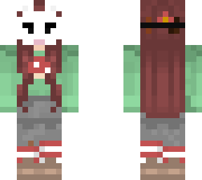 edited skin - bunny mask girl not original