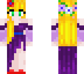 ball dress with flowers