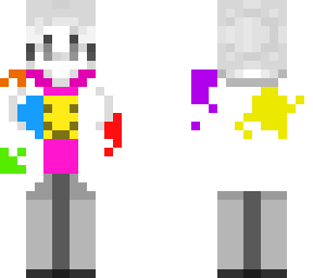 bleached white