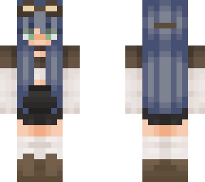 blue hair elf