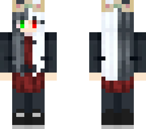 femal ranboo school girl but leggings with skirt