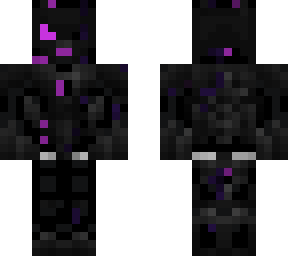 half dark purple armour