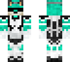 maid fox (turquoise)