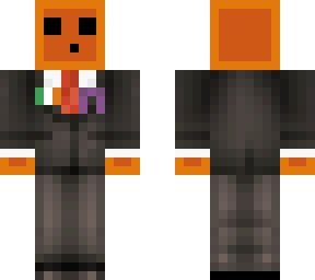 orange slime in a suit irish flag