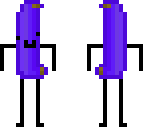 purple blob banana