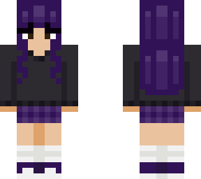 purple girl w/o skull