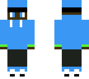 blue guy let's go