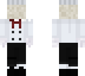 chef bunny!!! it looks better in game with outer layer off