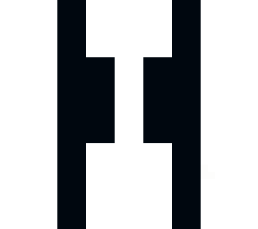 half black half white