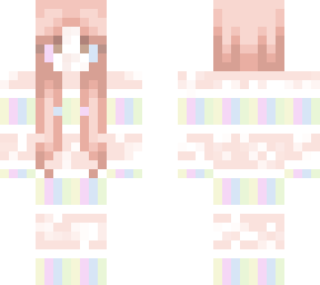 rainbow pastel girl