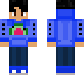 blue skin