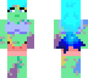 character made of random colors