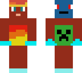 fire skin with good & dumb side