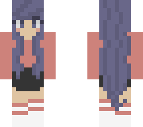 long blue hair girl