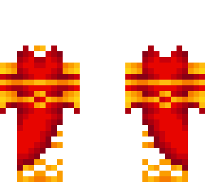 ob - red & gold dress